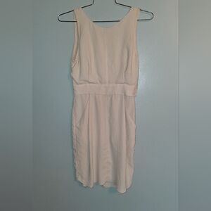 Wilfred Cream Mini Dress Sold At Aritzia